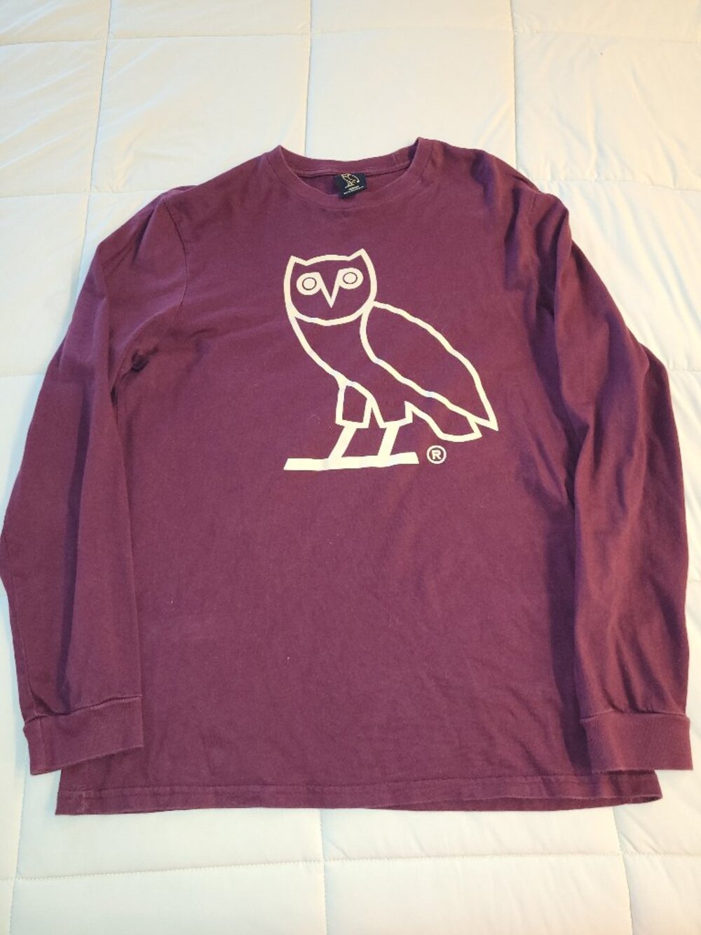 OVO Burgundy Long Sleeve